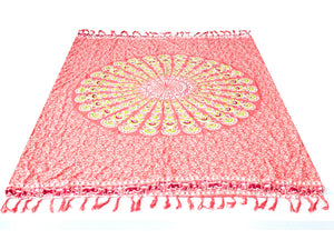 Pink Rose Mandala Sarongs - Gift Success Limited