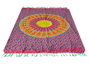 Teal Purple Mandala Sarongs - Gift Success Limited