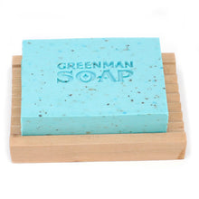 Load image into Gallery viewer, Frankincense &amp; Bergamot Made with Frankincense and Bergamot Essential Oils, and dried Mint, this soap has a wonderfully uplifting fragrance to help you get ready for the day ahead.  Hand crafted using only sustainable Palm oil, age-old botanicals and pure aromatic oils, these almost mythical soaps will transform your daily wash into a cleansing ritual to be savoured. SLS and Parabens free.