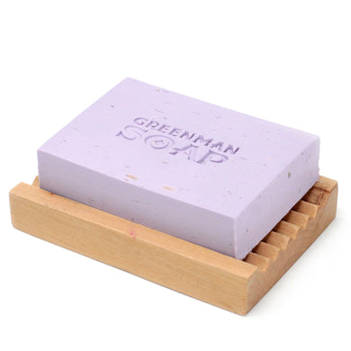 Lavender & Geranium Made with Lavender and Geranium Essential Oil, and dried Lavender flowers, this soap has a deep floral fragrance that may help you to relax and unwind at night time (or even midday nap time).  Hand crafted using only sustainable Palm oil, age-old botanicals and pure aromatic oils, these almost mythical soaps will transform your daily wash into a cleansing ritual to be savoured. SLS and Parabens free.