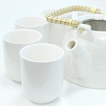 Load image into Gallery viewer, Herbal Teapot Set - Classic White - Gift Success Limited