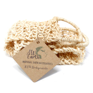 Natural Agave Sisal Back Scrub - 80x10x1cm - Gift Success Limited