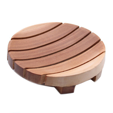 Mud Apple Tree Soap Dish - Round Grid Drainer 13x9x2 cm - Gift Success Limited