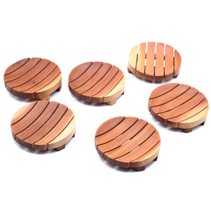 Mud Apple Tree Soap Dish - Round Grid Drainer 13x9x2 cm - Gift Success Limited