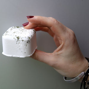 Kick Start - Peppermint and Eucalyptus   Just like bath bombs, but for the shower!  Add these gorgeously, essential oil fragranced steamers, to the base of your shower and relax.   You'll receive 5 of the 80gram Steamer cubes. 