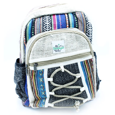 <p>Made in Kathmandu, Nepal with a mixture of Cotton and Pure Hemp, these bags are on trend, fashionable, well designed an...