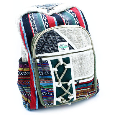 <p>Made in Kathmandu, Nepal with a mixture of Cotton and Pure Hemp, these bags are on trend, fashionable, well designed an...