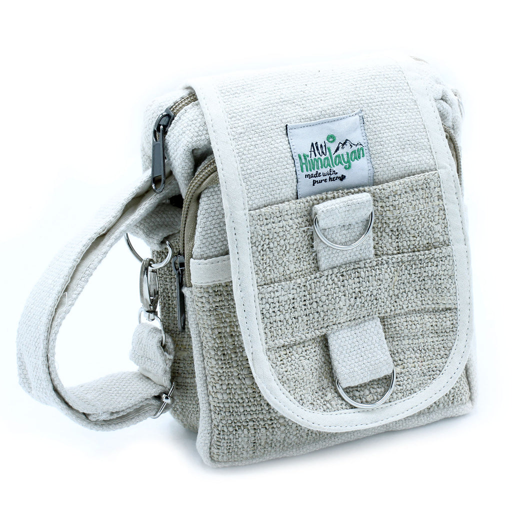 <p>Made in Kathmandu, Nepal with a mixture of Cotton and Pure Hemp, these bags are on trend, fashionable, well designed an...