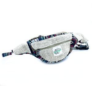 <p>Made in Kathmandu, Nepal with a mixture of Cotton and Pure Hemp, these bags are on trend, fashionable, well designed an...