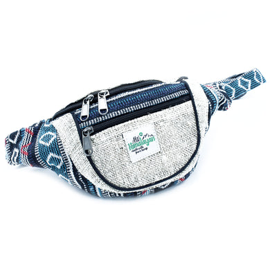 <p>Made in Kathmandu, Nepal with a mixture of Cotton and Pure Hemp, these bags are on trend, fashionable, well designed an...