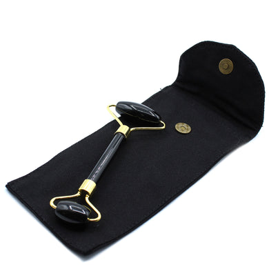 Gemstone Face Roller - Black Obsidian - Gift Success Limited