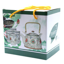 Load image into Gallery viewer, Herbal Teapot Set - White Stone Oriental - Gift Success Limited