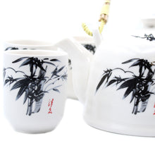 Load image into Gallery viewer, Herbal Teapot Set - White Stone Oriental - Gift Success Limited