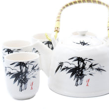 Load image into Gallery viewer, Herbal Teapot Set - White Stone Oriental - Gift Success Limited