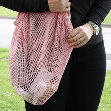 Load image into Gallery viewer, We love our mesh bag! Light and taking up next to no space, it’s an ideal travel essential. It’s great and handy for carrying anything you like, specially shopping, replace those never biodegradable plastic bags.  *Sold in single pieces. Picture is for illustration purposes only.