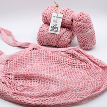 Load image into Gallery viewer, We love our mesh bag! Light and taking up next to no space, it’s an ideal travel essential. It’s great and handy for carrying anything you like, specially shopping, replace those never biodegradable plastic bags.  *Sold in single pieces. Picture is for illustration purposes only.