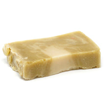 Load image into Gallery viewer, These gorgeous handmade Olive Oil and Essential Oil soaps are made using traditional cold process making method and are SLS and Paraben free.  Soap slices are sold wrapped in waxed paper with an ingredients label and weigh approximately 100g.