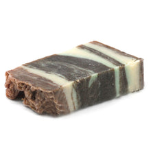 Load image into Gallery viewer, These gorgeous handmade Olive Oil and Essential Oil soaps are made using traditional cold process making method and are SLS and Paraben free.  Soap slices are sold wrapped in waxed paper with an ingredients label and weigh approximately 100g.
