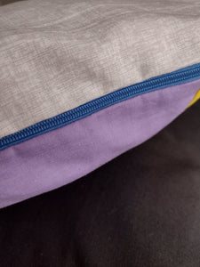 Pair of Bold and Bright Soft Cushions - 48x33cm - Gift Success Limited