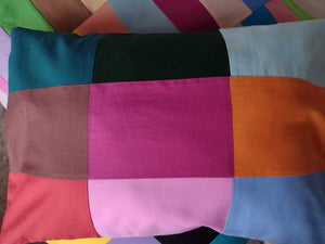 Pair of Bold and Bright Soft Cushions - 48x33cm - Gift Success Limited