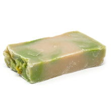 Load image into Gallery viewer, These gorgeous handmade Olive Oil and Essential Oil soaps are made using traditional cold process making method and are SLS and Paraben free.  Soap slices are sold wrapped in waxed paper with an ingredients label and weigh approximately 100g.