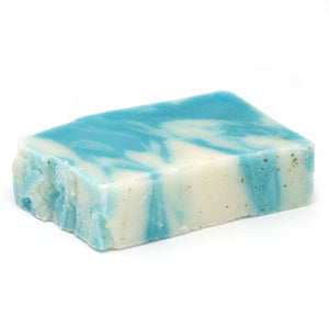 These gorgeous handmade Olive Oil and Essential Oil soaps are made using traditional cold process making method and are SLS and Paraben free.  Soap slices are sold wrapped in waxed paper with an ingredients label and weigh approximately 100g.