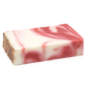 These gorgeous handmade Olive Oil and Essential Oil soaps are made using traditional cold process making method and are SLS and Paraben free.  Soap slices are sold wrapped in waxed paper with an ingredients label and weigh approximately 100g.