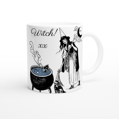 For Mum ... Absolute Witch - White 11oz Ceramic Mug - Gift Success Limited