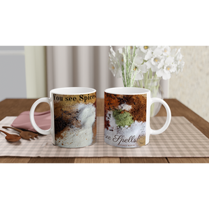 You See Spices? I See Spells - Kitchen Witch (dark) - 11oz Ceramic Mug - Gift Success Limited