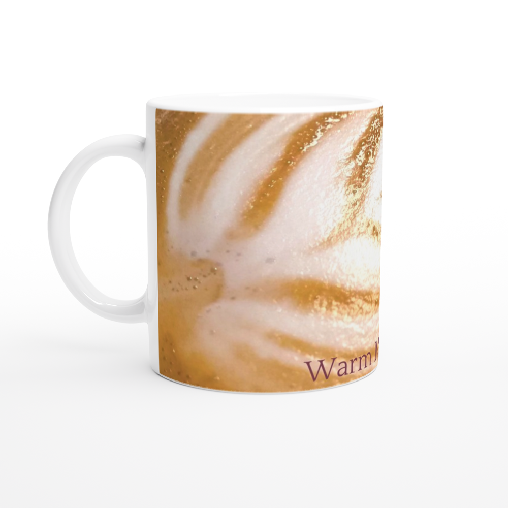 Warm My Heart - White 11oz Ceramic Mug - Gift Success Limited