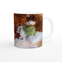 Load image into Gallery viewer, You See Spices? I See Spells - Kitchen Witch (light) - 11oz Ceramic Mug - Gift Success Limited